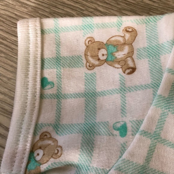 NWT Good News Teddy Bear 2 pc Matching Infant Onesie Set with Booties - Picture 8 of 14